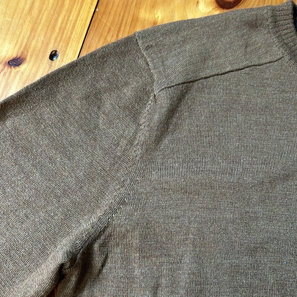 SMARTWOOL Men's L Fox Brown Marl Sparwood Crew Sweater Merino Wool Blend - Picture 8 of 9